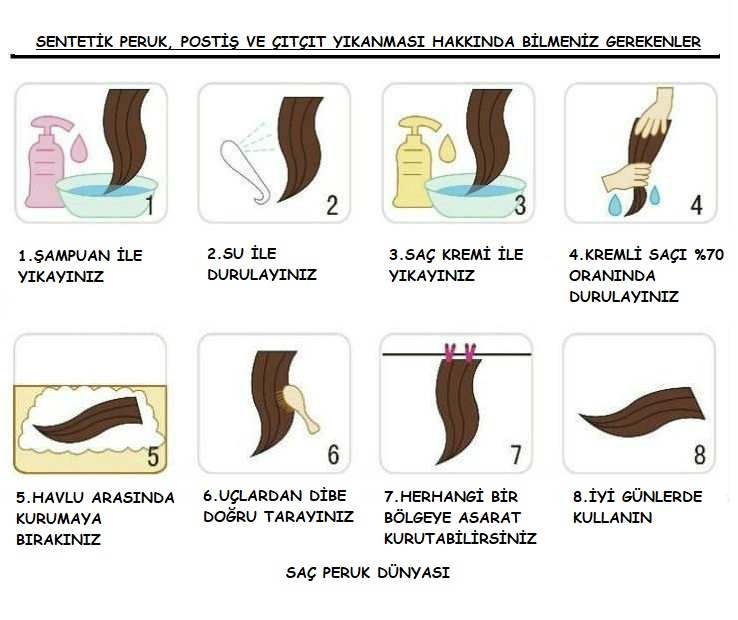 Tül Peruk Gerçek Saç Platin