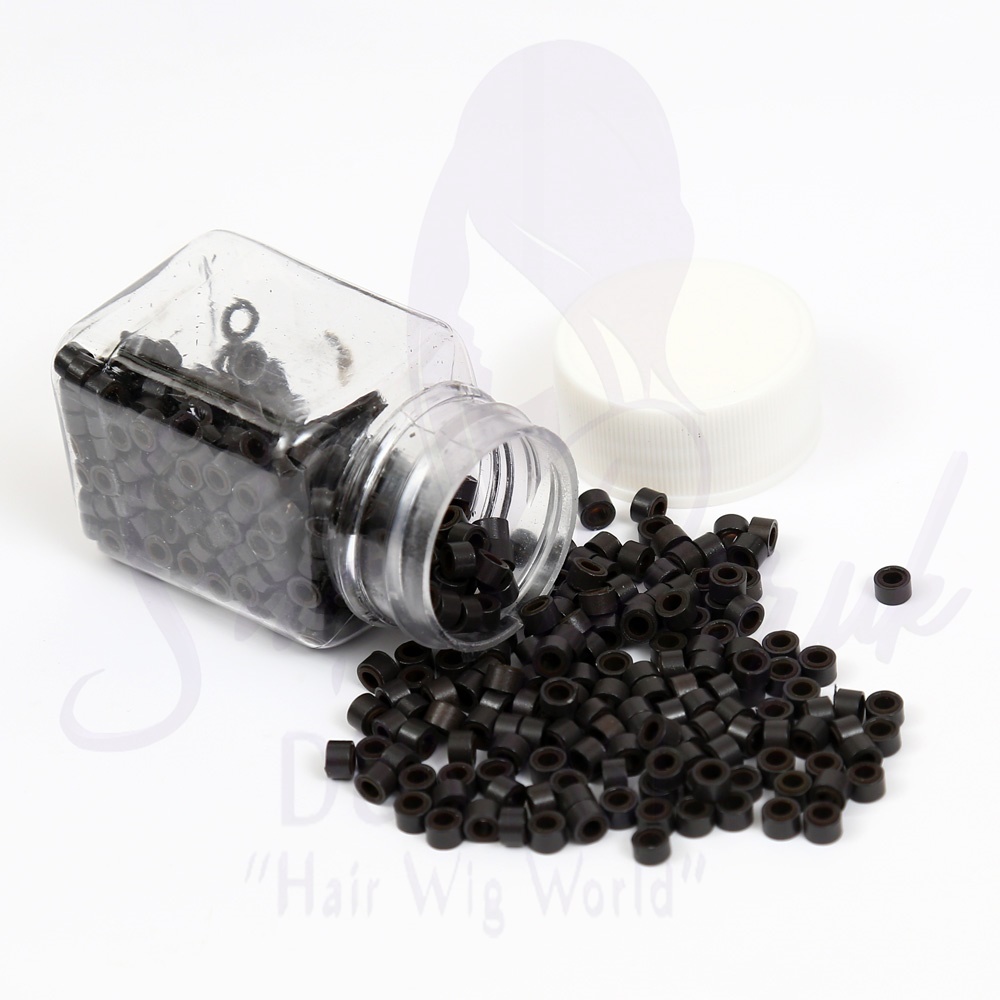 Silicone Beads Dark Brown