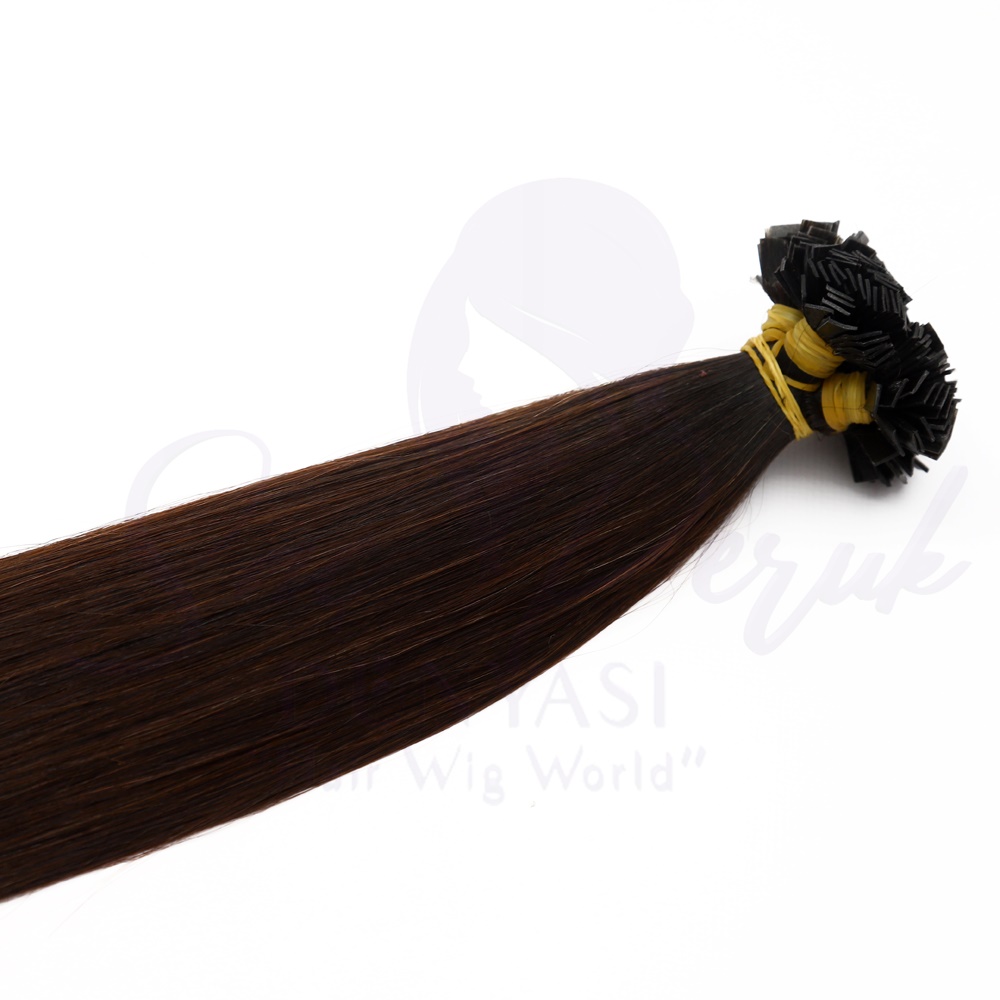 Mikro Keratin Kaynak Koyu Kahve 60 cm