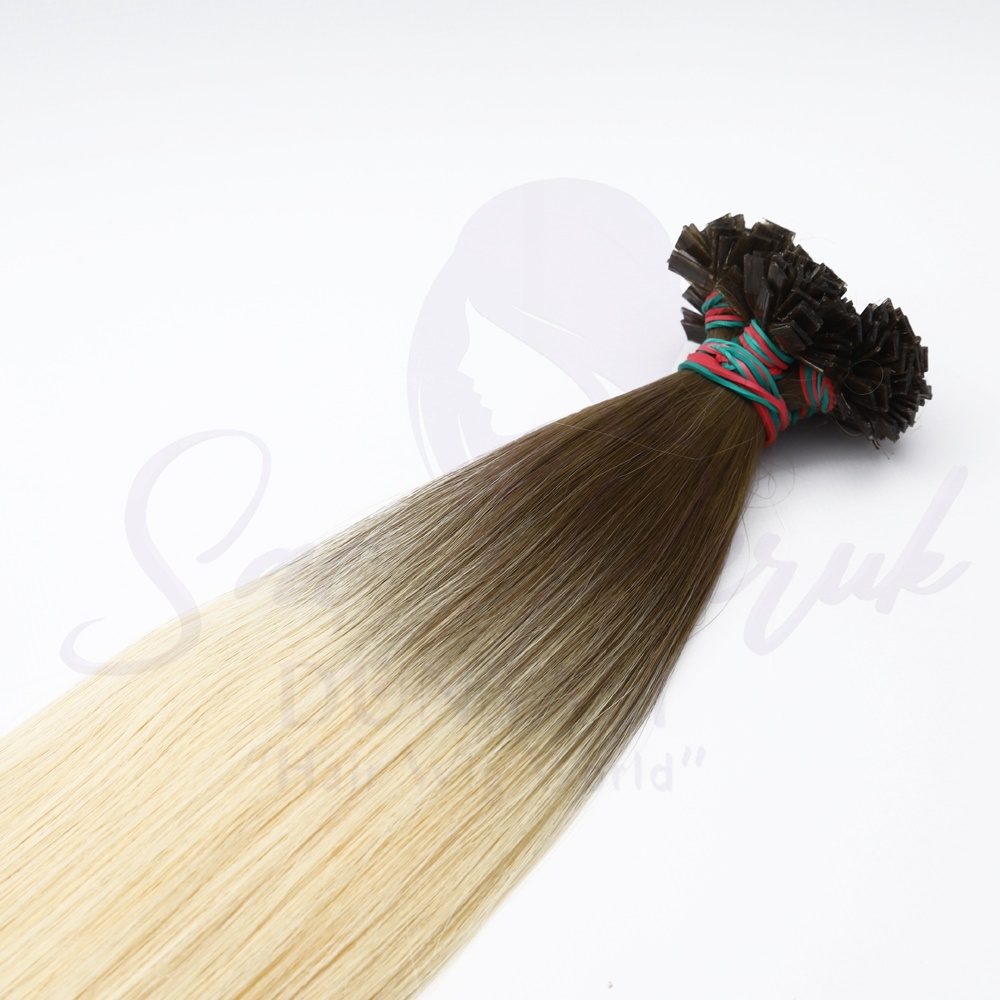 Mikro Keratin Kaynak Ombreli Kumral Platin 70 cm