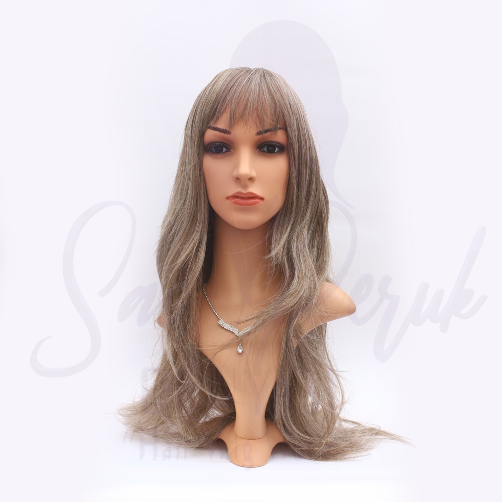 Synthetic Long Length Wig Highlighted