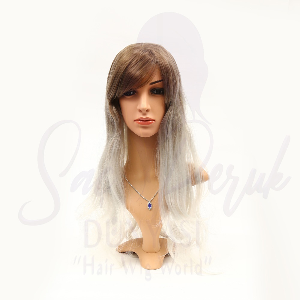 Synthetic Ombré Wig 8t Gray